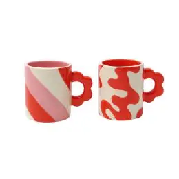 QUE RICO - Espressokopper - OTILIA - 2 stk. assorteret -