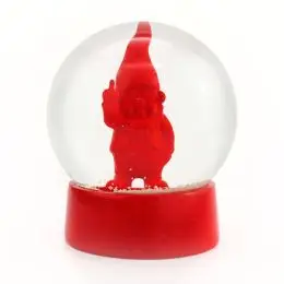 Winkee - Snekugle - Snow Globe Gnome  red - 