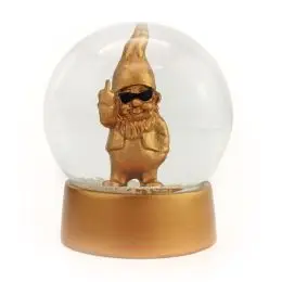 Winkee - Snekugle - Snow Globe Gnome  gold - 