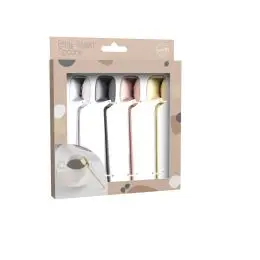 Winkee - Skeer - Edgy Styled Spoons - Sæt med 4 - 