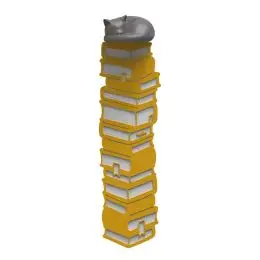 Winkee - Bogmærke - 3D Bookmark Sleepy Little Cat -