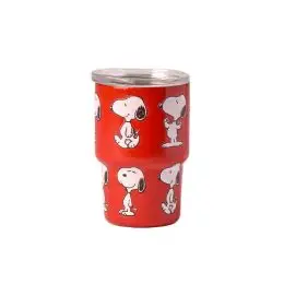 Quy Cup - Espressokop - 3D Travel Cup - Snoopy - Red - 90 ml -