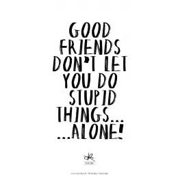 Kasia Lilja - STUPID THINGS - Plakat - A4 - 