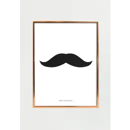 Black moustache 30x40 -