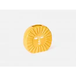 DOIY - Vase - Sun (Gul) - 18,5 x 5,5 x 18 cm - 