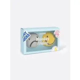 Eat My Socks - Monday Friday (2 pak) - Strømper - Multi - One size - 