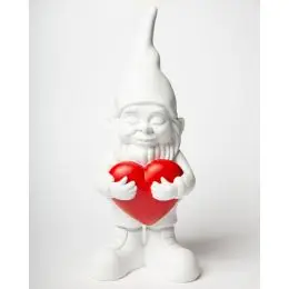 Blogo - Figur - Nano - Lover Heart - White - Medium -