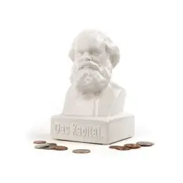 KIKKERLAND - Sparebøsse - Karl Marx - 17,5 x 10 x 10 cm - 