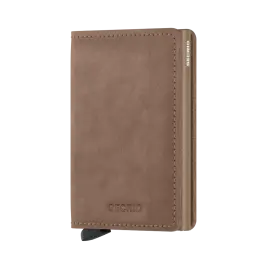Secrid - Slimwallet Vintage Taupe - 6,8 x 10,2 x 1,6 cm - 
